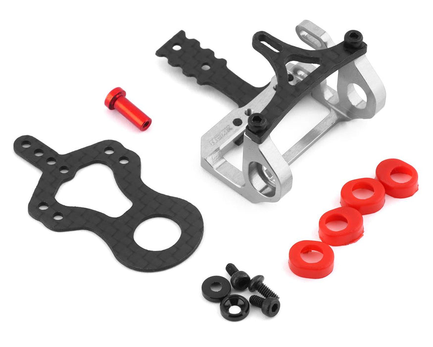 NEXX Racing Aluminum Round Motor Mount for 90-94mm MM (Silver)