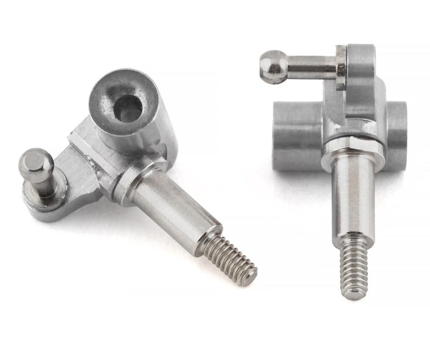 NEXX Racing Aluminum Knuckle Set For V-Line with 3mm Shaft (Silver)