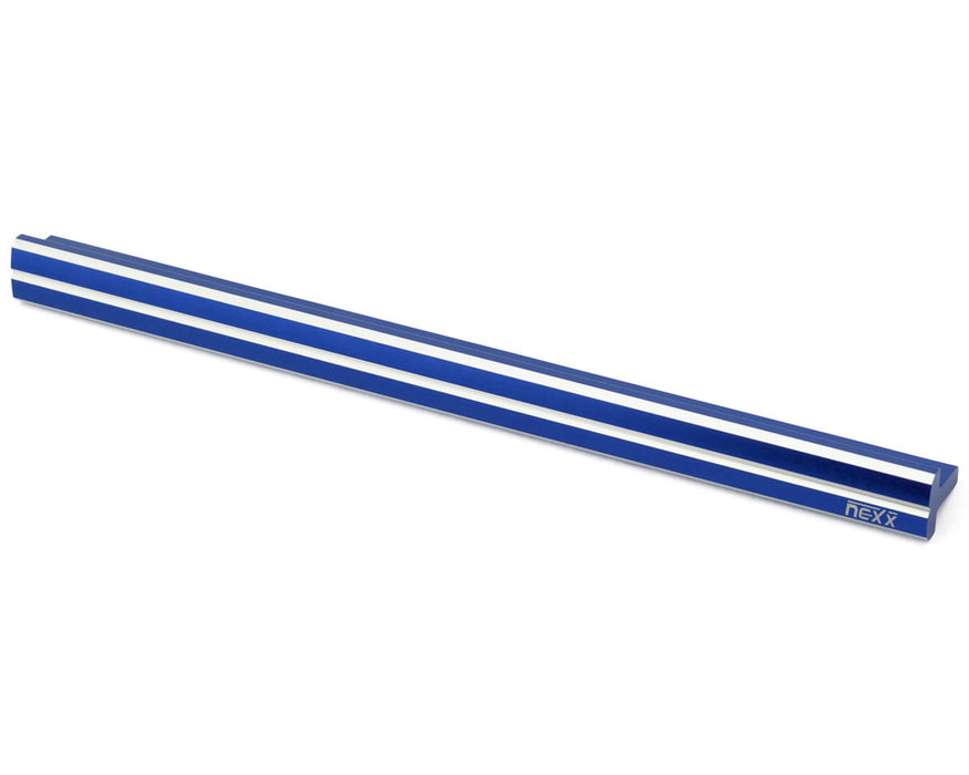 NEXX Racing Aluminum Center Chassis T-Bar Brace for Traxxas® Jato® 4x4 (Blue)