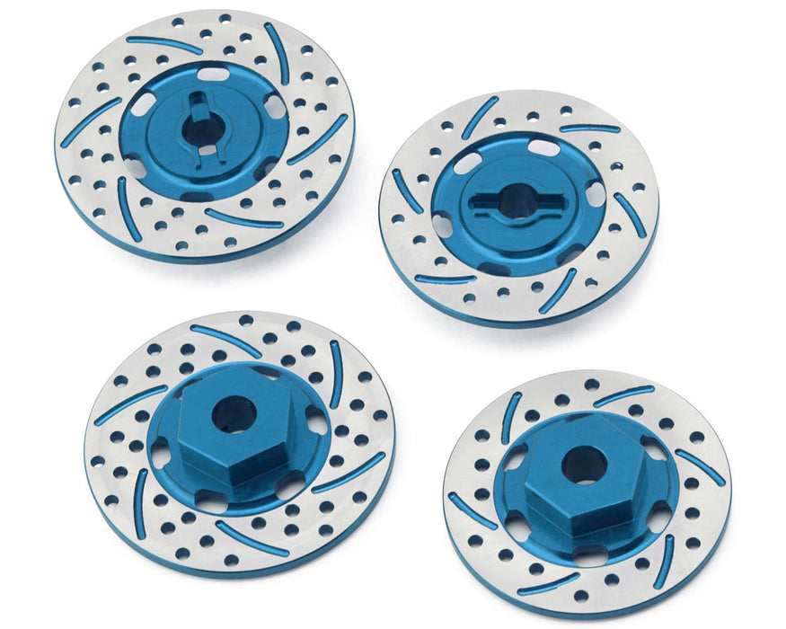 NEXX Racing 12mm Aluminum Brake Rotor Hex Hubs for Traxxas® 4-Tec® (Turquoise)
