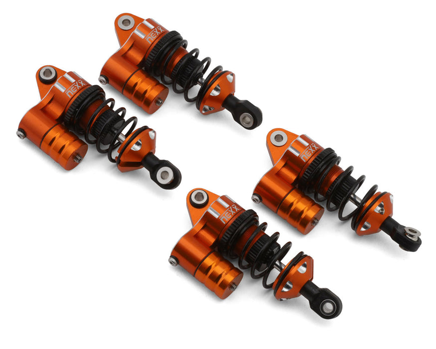 NEXX Racing 60mm Aluminum Threaded Oil-Filled Reservoir Shocks for Traxxas® Mini