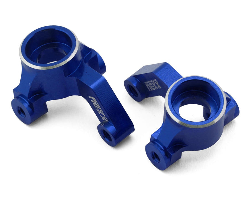 NEXX Racing Maverick Microbe Aluminum Steering Knuckles (Blue) (2)