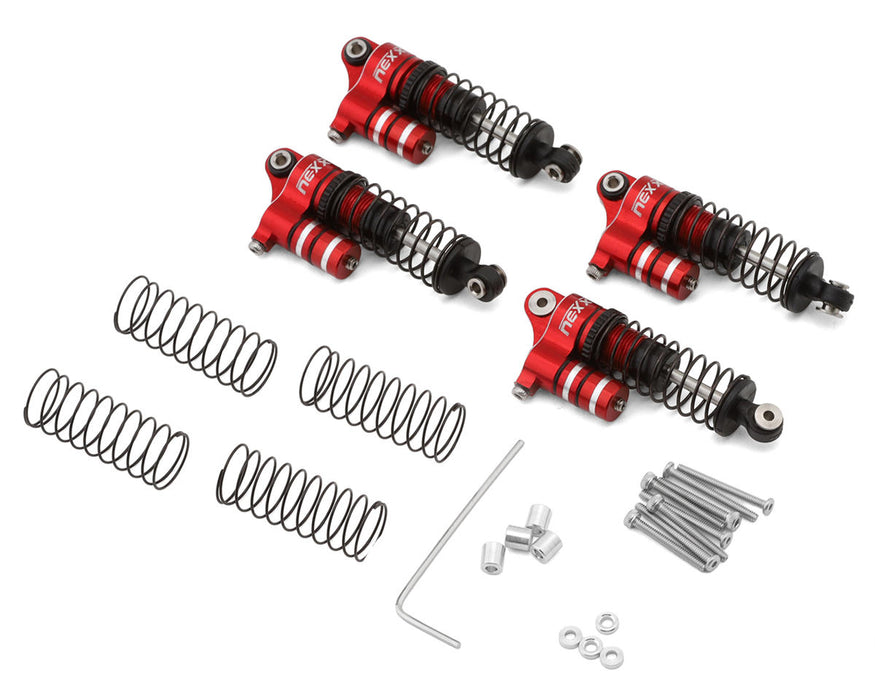 NEXX Racing Redcat Ascent-32 37mm Aluminum Threaded Oil-Filled Reservoir Shocks