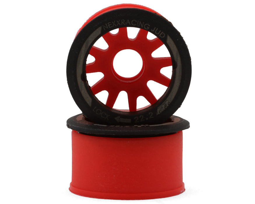 NEXX Racing Mini-Z RWD "JUD" EVO Rear Threaded Side-Wall Carbon Fiber Rims