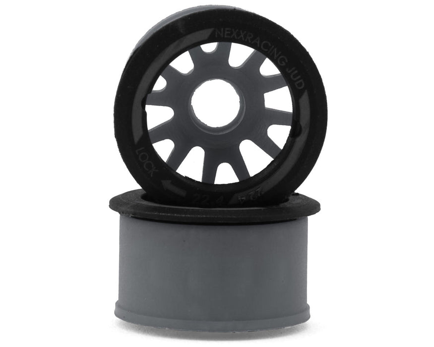 NEXX Racing Mini-Z RWD "JUD" EVO Rear Threaded Side-Wall Carbon Fiber Rims