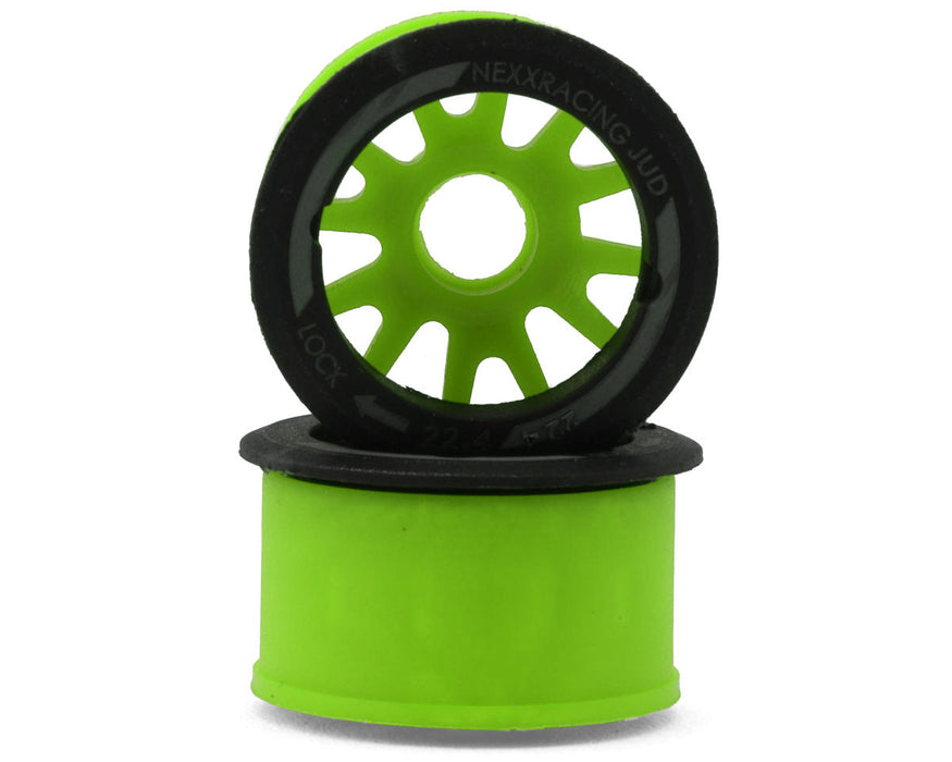 NEXX Racing Mini-Z RWD "JUD" EVO Rear Threaded Side-Wall Carbon Fiber Rims