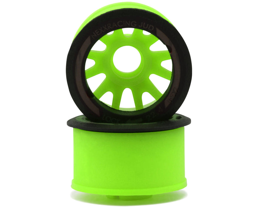 NEXX Racing Mini-Z RWD "JUD" EVO Rear Threaded Side-Wall Carbon Fiber Rims