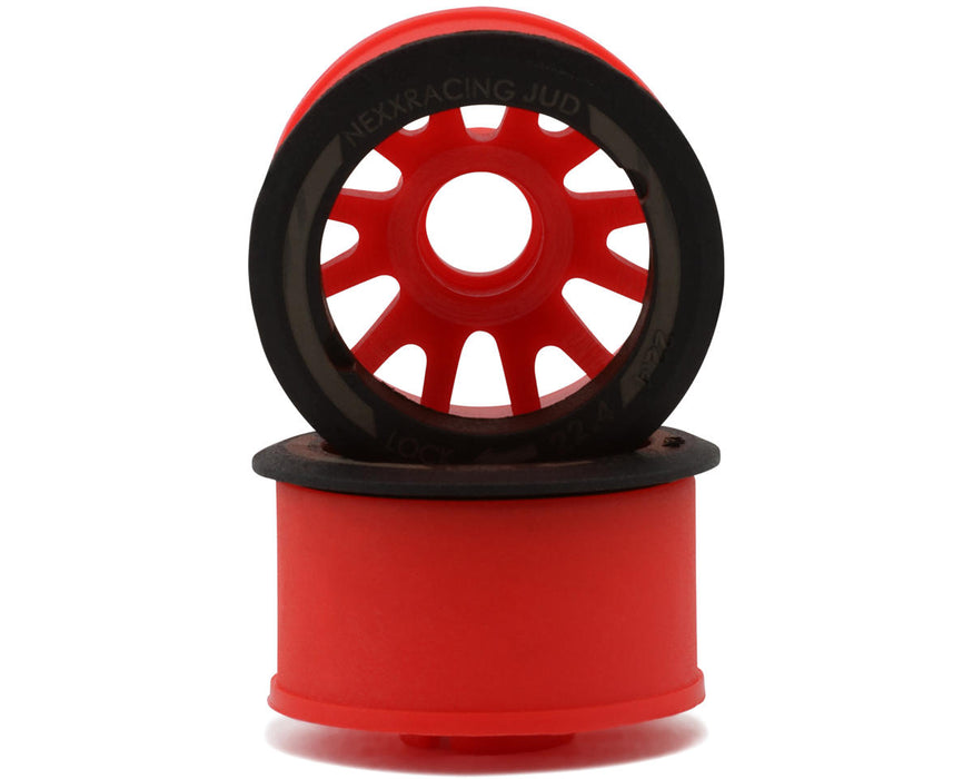 NEXX Racing Mini-Z RWD "JUD" EVO Rear Threaded Side-Wall Carbon Fiber Rims
