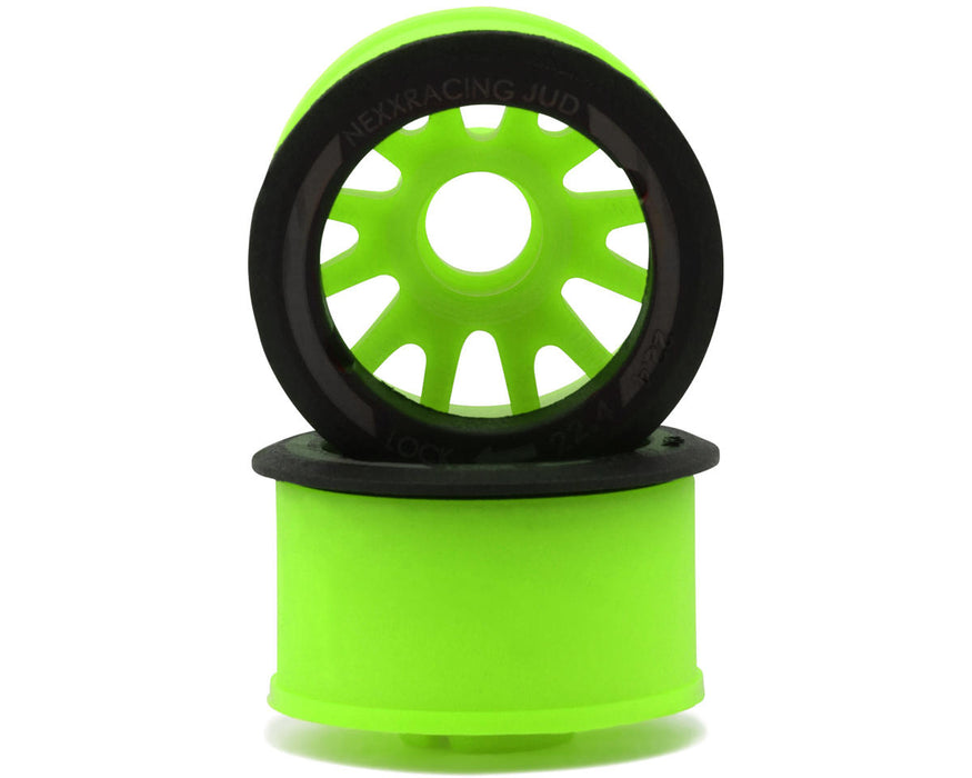 NEXX Racing Mini-Z RWD "JUD" EVO Rear Threaded Side-Wall Carbon Fiber Rims