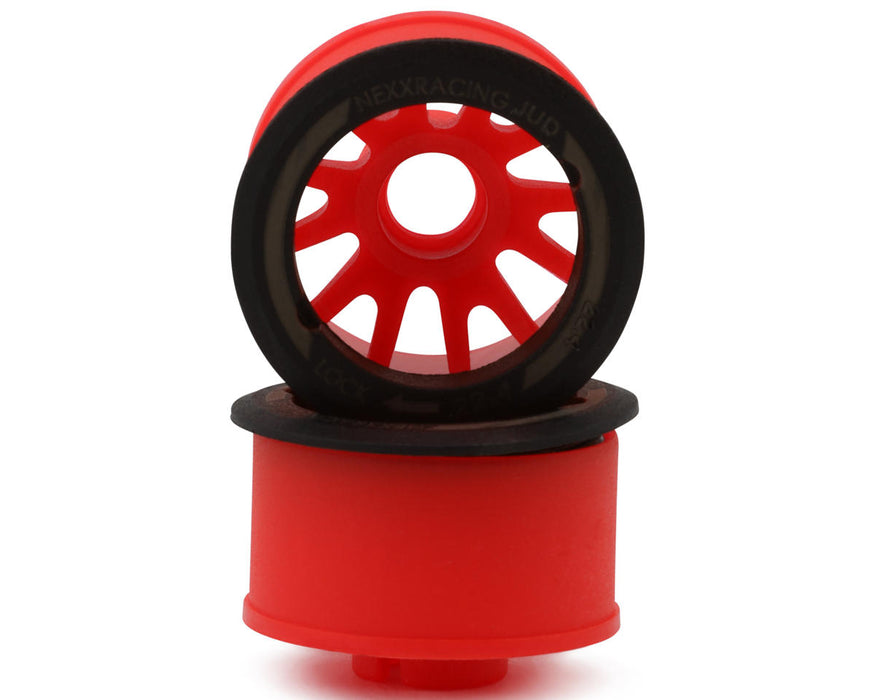 NEXX Racing Mini-Z RWD "JUD" EVO Rear Threaded Side-Wall Carbon Fiber Rims