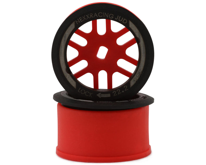 NEXX Racing Mini-Z AWD "JUD" EVO Rear Threaded Side-Wall Carbon Fiber Rims