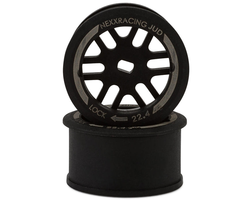 NEXX Racing Mini-Z R11 Rear Threaded Side-Wall AWD Carbon-Fiber Rims