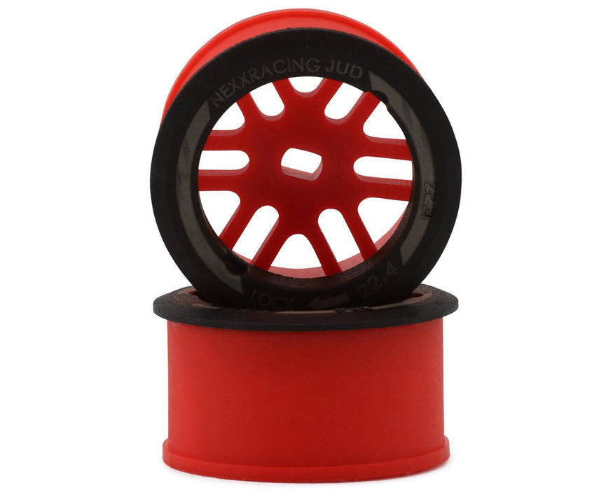 NEXX Racing Mini-Z AWD "JUD" EVO Rear Threaded Side-Wall Carbon Fiber Rims