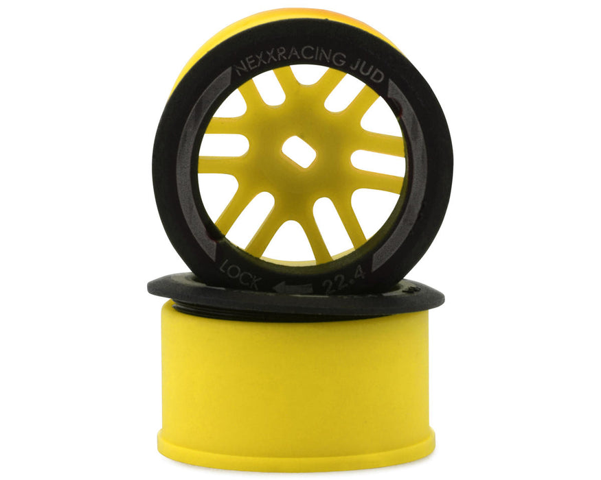 NEXX Racing Mini-Z AWD "JUD" EVO Rear Threaded Side-Wall Carbon Fiber Rims