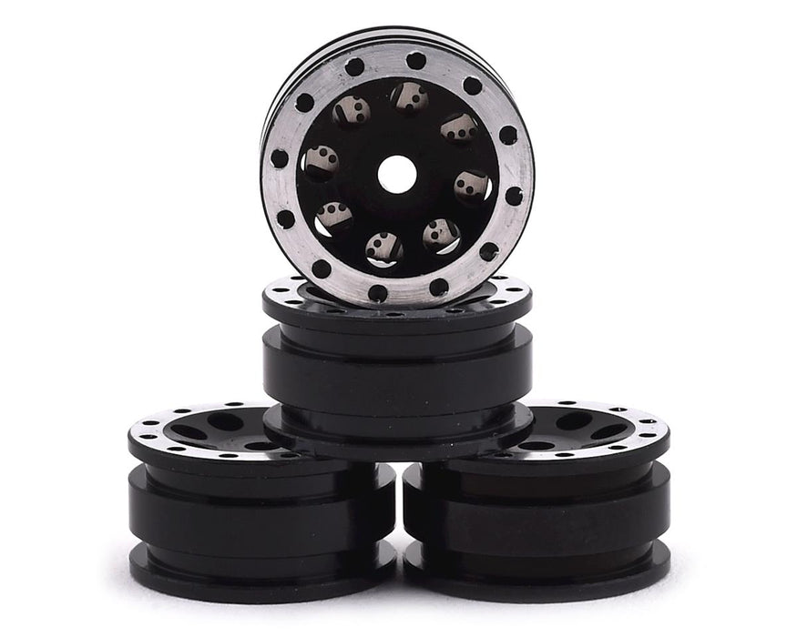 Orlandoo Hunter Aluminum 8 Hole Wheel Set w/Brake Rotor (Black) (4)