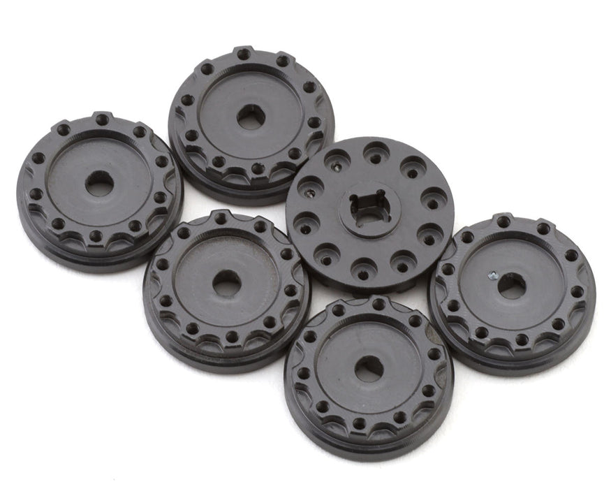 Orlandoo Hunter OH32T01 6x4 Scania Wheel Hub Hexes (Black) (6)