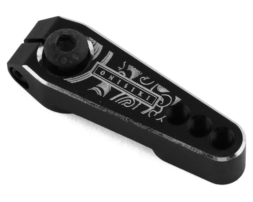 Onisiki HD Aluminum Servo Horn (Black) (25T-Protek/Futaba/Reve D)
