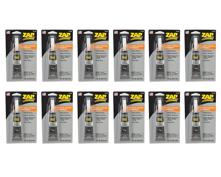 Pacer Technology Zap Plastic Model Cement Box Set (12) (1oz)