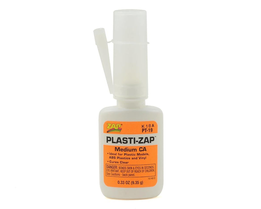 Pacer Technology Plasti-Zap CA Glue (Medium) (0.33oz)