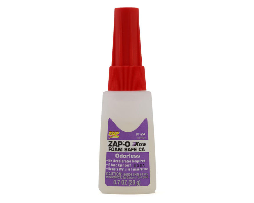 Pacer Technology Zap-O Xtra Foam Safe Odorless CA Glue (.7oz)
