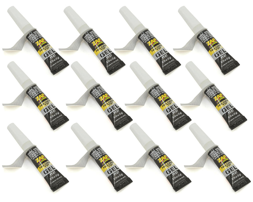 Pacer Technology Zap Gel CA Glue Box Set (12) (Gel) (0.1oz)