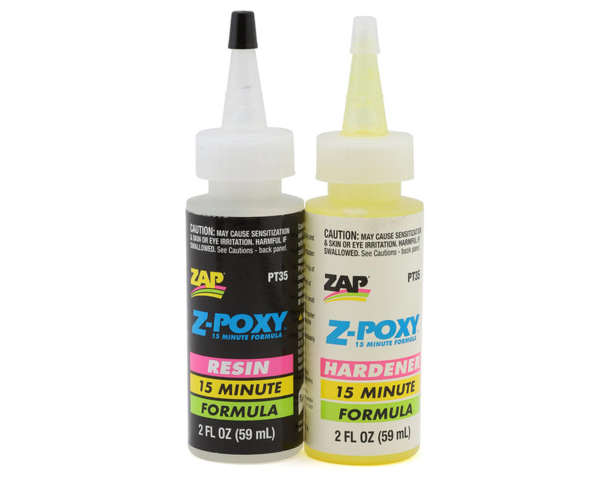 Pacer Technology Zap Z-Poxy 15 Minute 2-Part Epoxy (4oz)
