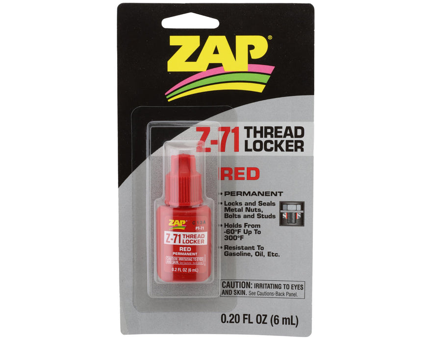 Pacer Technology Z-71 Red Thread Lock (0.2oz)