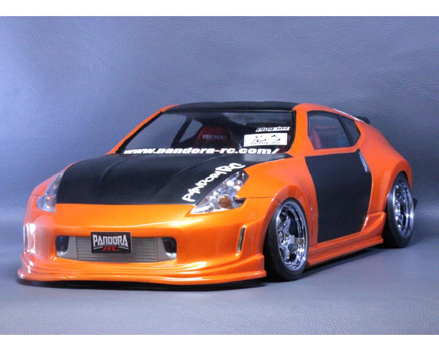 Pandora RC 1/10 Nissan Fairlady Z Z34 Drift Body Set (Clear) (257-260mm)