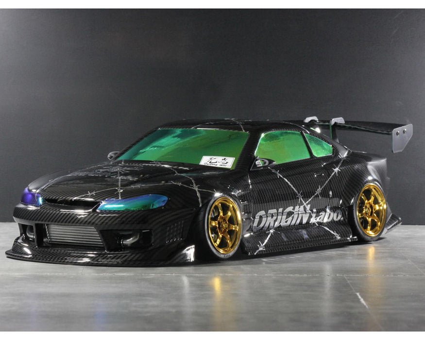 Pandora RC 1/10 Nissan Silvia S15 ORIGIN Labo Raijin Drift Body Set