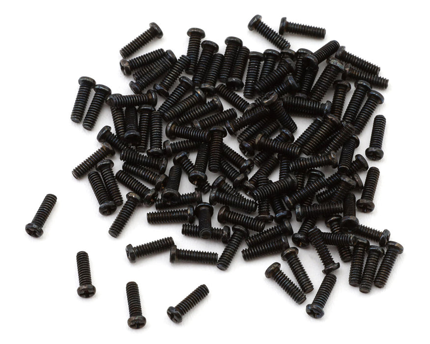 Pandora RC 1/10 Scale Overfender Screw Set (Black) (1.2x4mm)