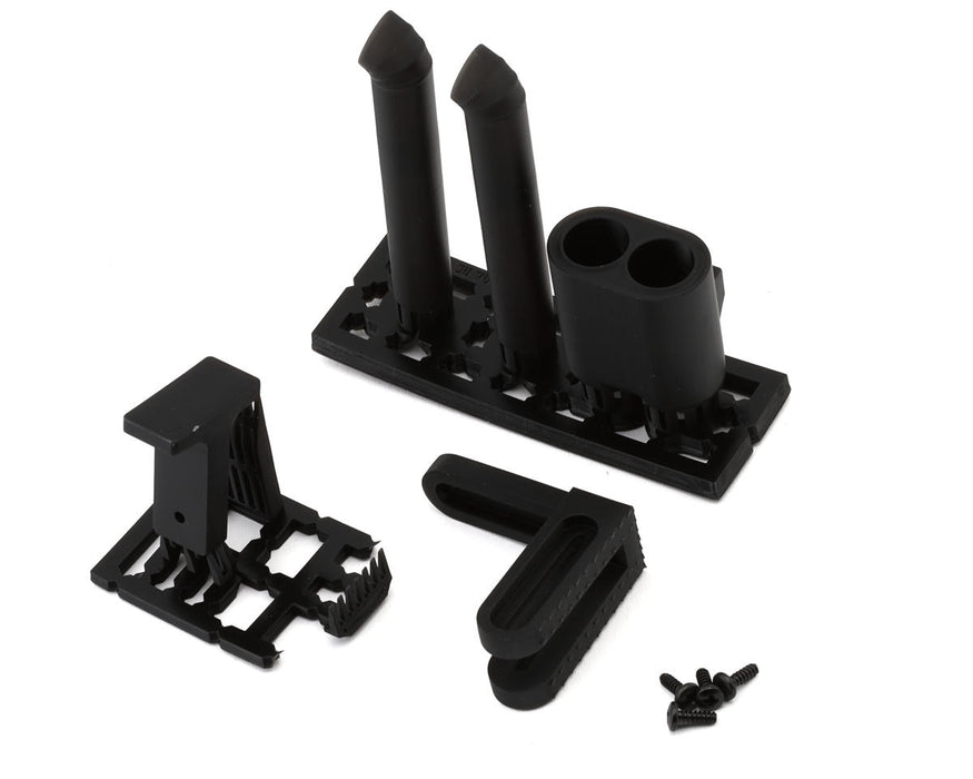 Pandora RC 1/10 Scale Single Exit Exhaust Tip w/Bracket