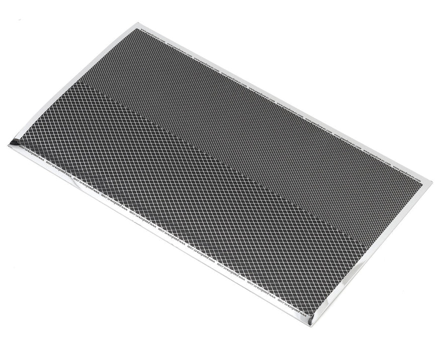 Pandora RC 1/10 Scale 3D Cross-Mesh Decal Sheet (Black/Silver) (210x120mm)