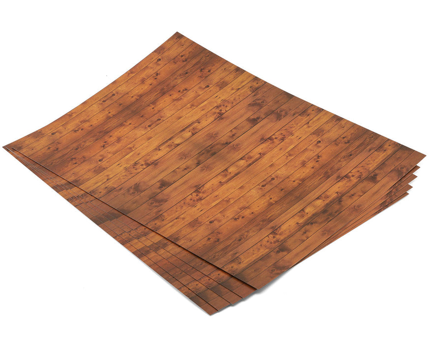 Pandora RC 1/10 Scale Garage Material Decal Sheet (Wood Style) (5) (410x297mm)