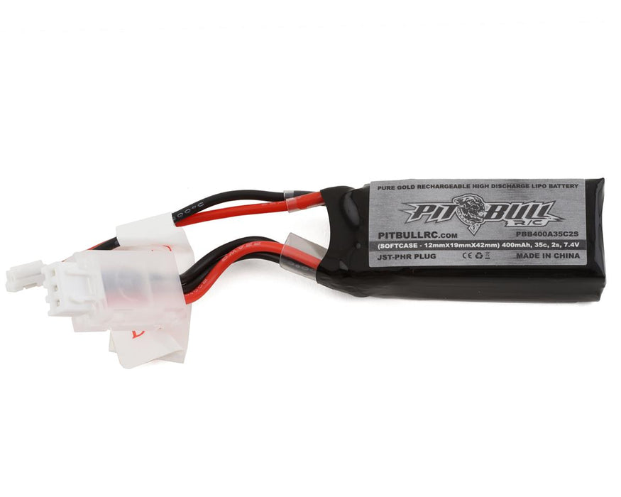 Pit Bull Tires Pure Gold SCX24 2S 35C Softcase LiPo Battery (7.4V/400mAh)