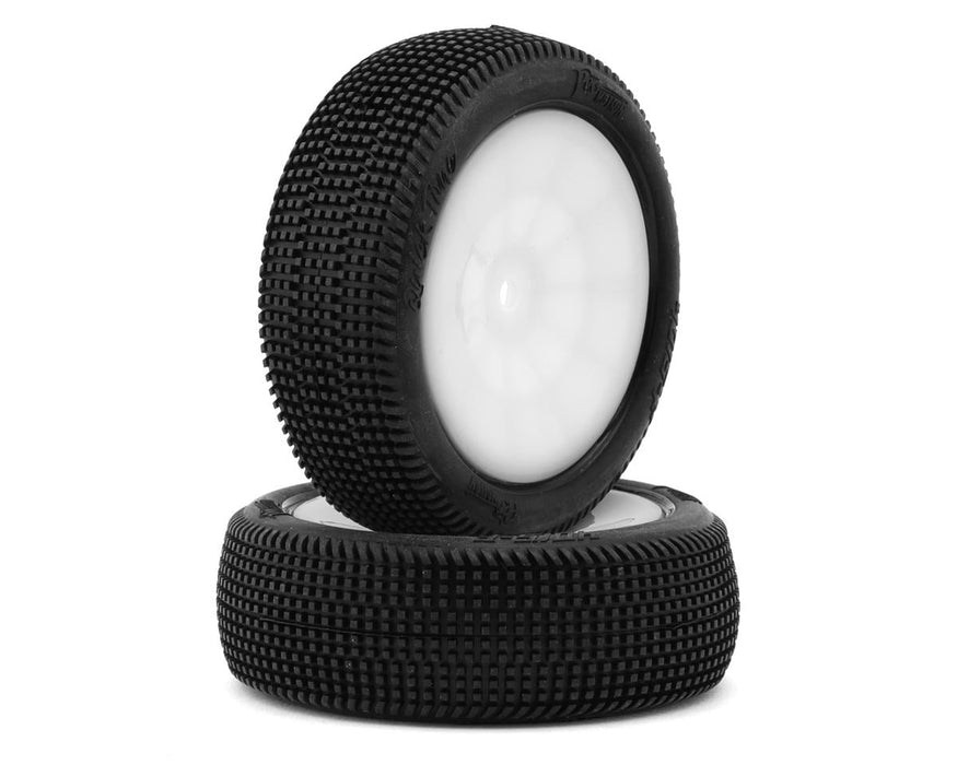 Pro-Motion Quicktime 2.2'' Front 2WD Pre-Mounted Buggy Tires (White) (2) (T3)