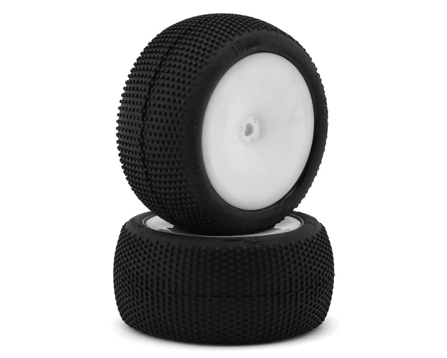 Pro-Motion Talon 2.2" 1/10 2WD Pre-Mounted Rear Buggy Tires (White) (T3)