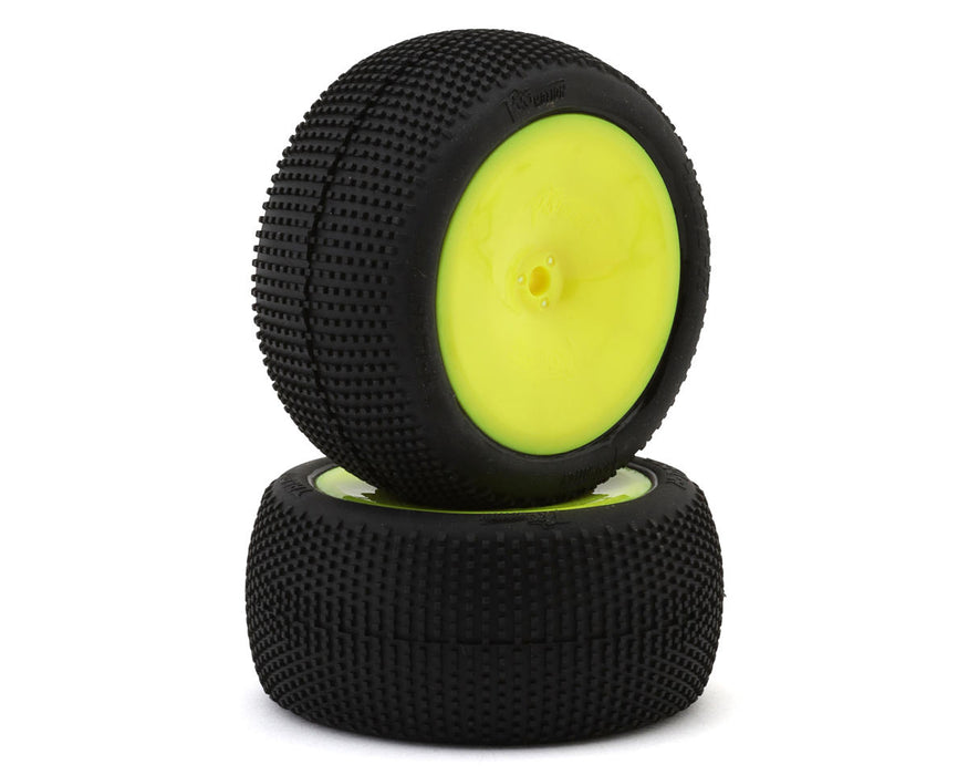 Pro-Motion Talon 2.2" 1/10 2WD Pre-Mounted Rear Buggy Tires (Yellow) (T3)