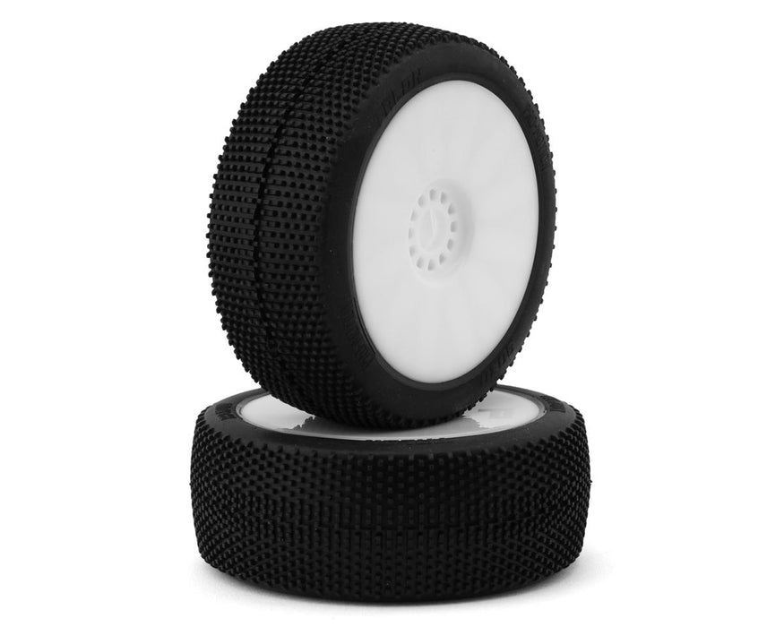 Pro-Motion Talon 1/8 Buggy Pre-Mount Tires (White) (2) (Clay)