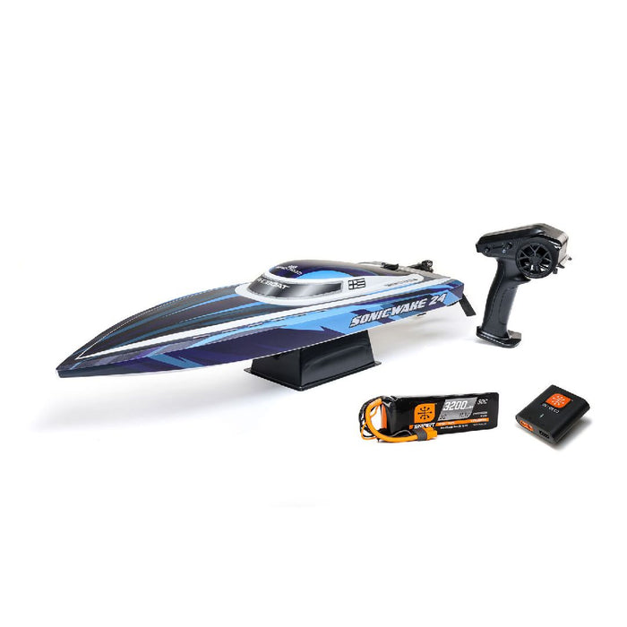 Pro Boat 24" Sonicwake Self-Right BLX Deep-V RTR (B&C Incl)Blue