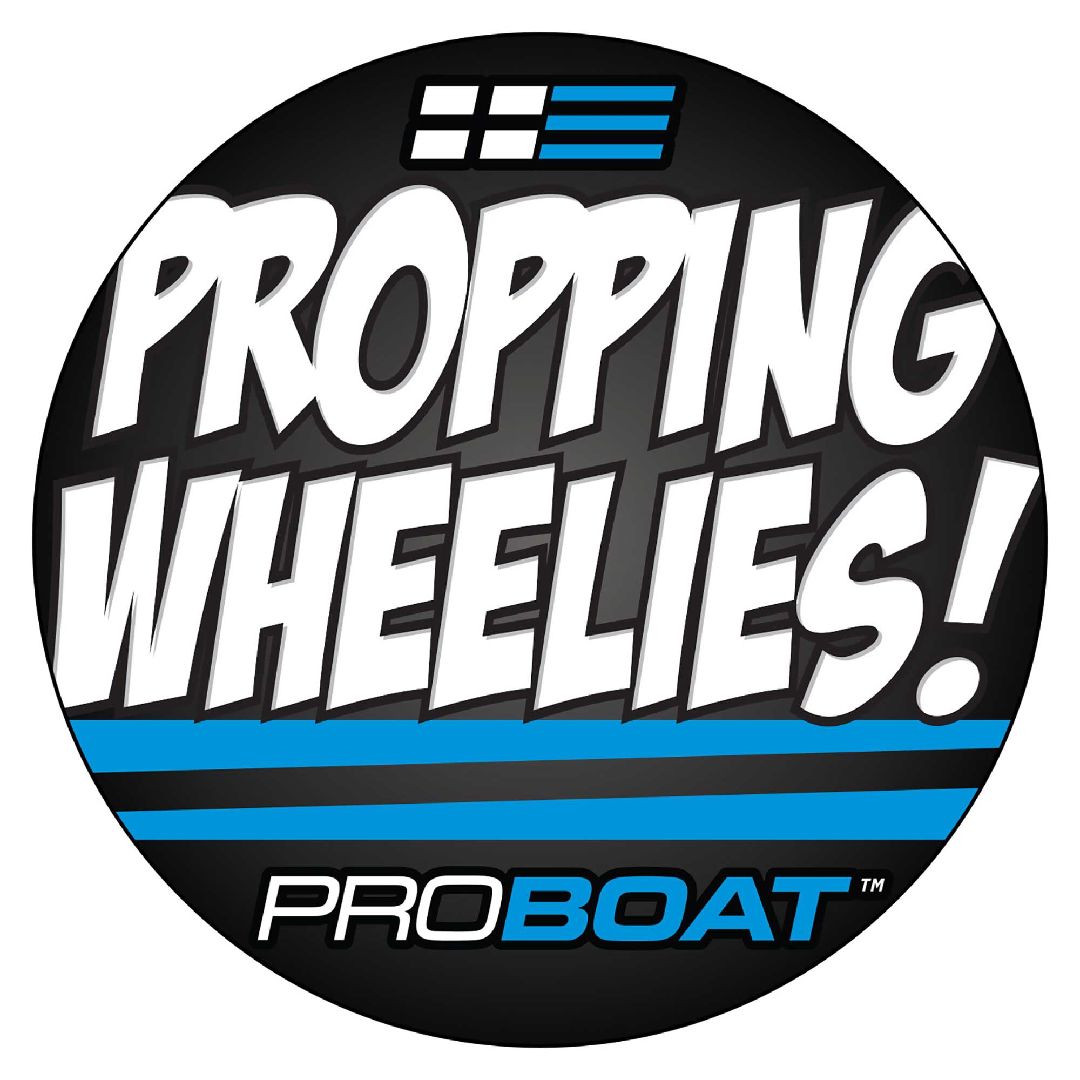Pro Boat Propping Wheelies Sticker — PRO-RC