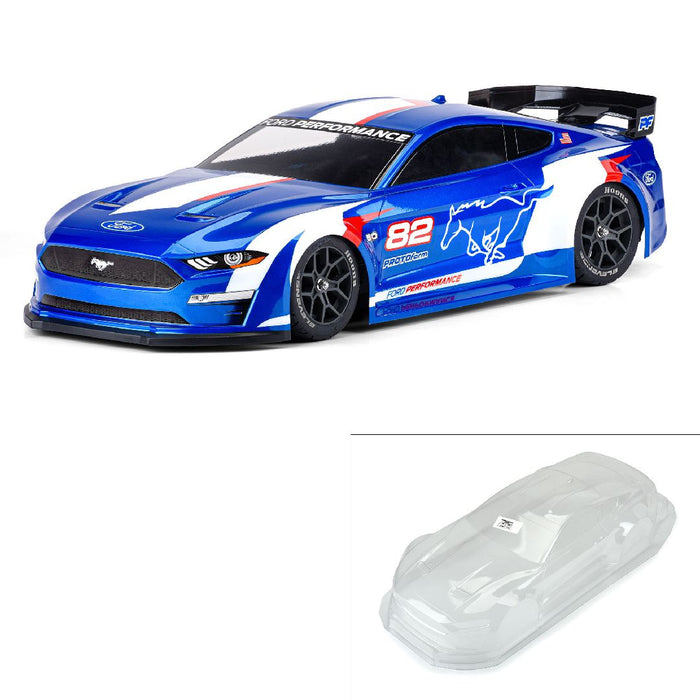 Protoform 1/8 2021 Ford Mustang Clear Body: Vendetta