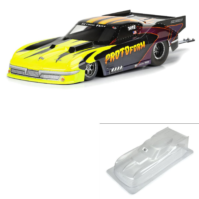Protoform 1/10 '63 Chvy Stingray Pro Mod Clr Bdy: SC Drg Crs