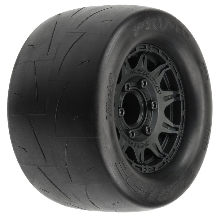 Pro-Line Prime 2.8" Tires on Black Removable Hex Whls (2)