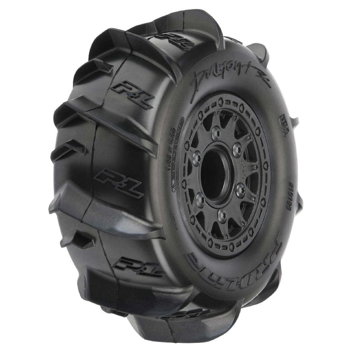 Pro-Line Dumont Paddle 2.2"/3.0" Tires on Rem Hex Wheels (2)