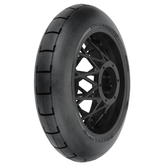 Pro-Line 1/4 Supermoto Tire Rear MTD Black Wheel: PM-MX