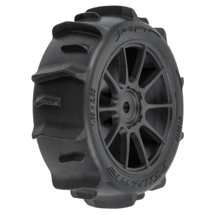 Pro-Line Dumont F/R Tires 12mm Hex Black Mach 10 (4)