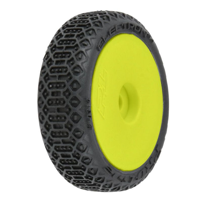 Pro-Line Racing Electron 2.0 Mounted Yellow (4) for Losi Micro-B