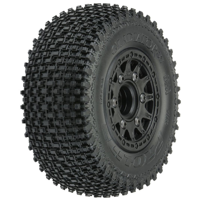 Pro-Line Gladiator 2.2"/3.0" (Soft)Tires on Rem Hex Wheels (2)