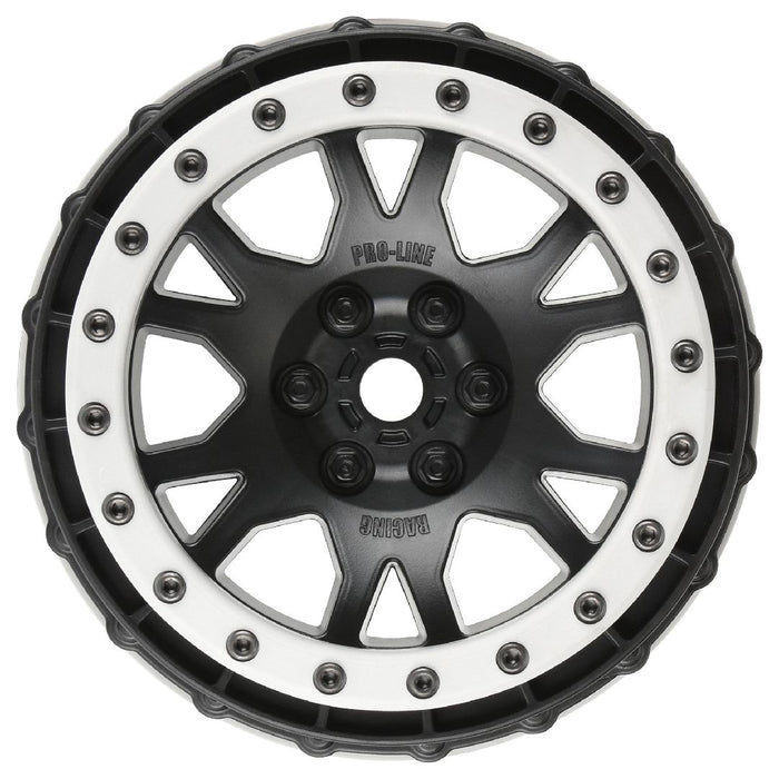 Pro-Line Impulse Pro-Loc Black Wheels with Stone Gray Rings