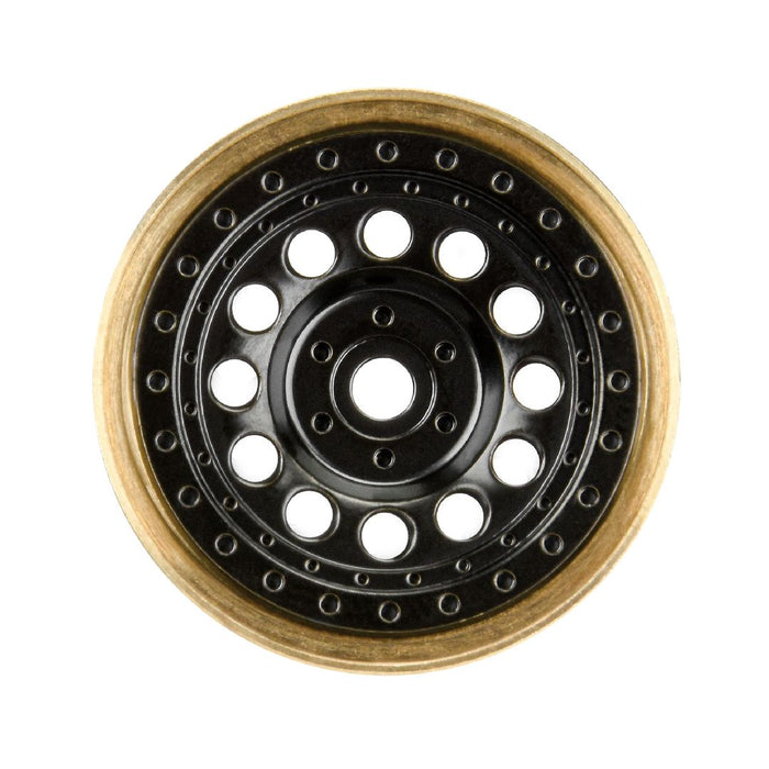 Pro-Line 1/24 Rock Shooter Brass F/R 1.0 7mm Whl (2) Blk